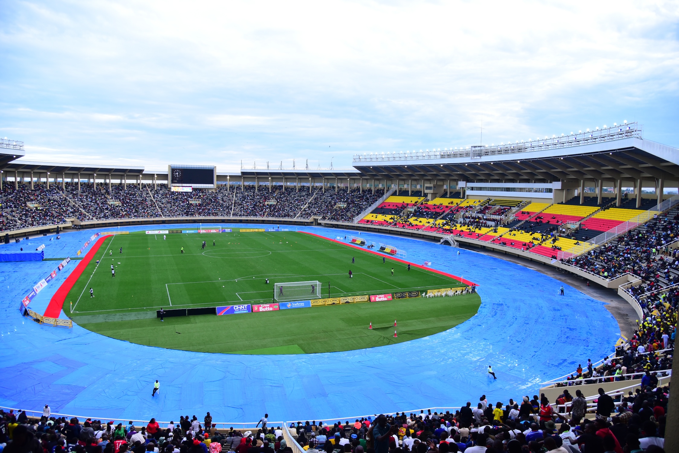 fans at the stadium